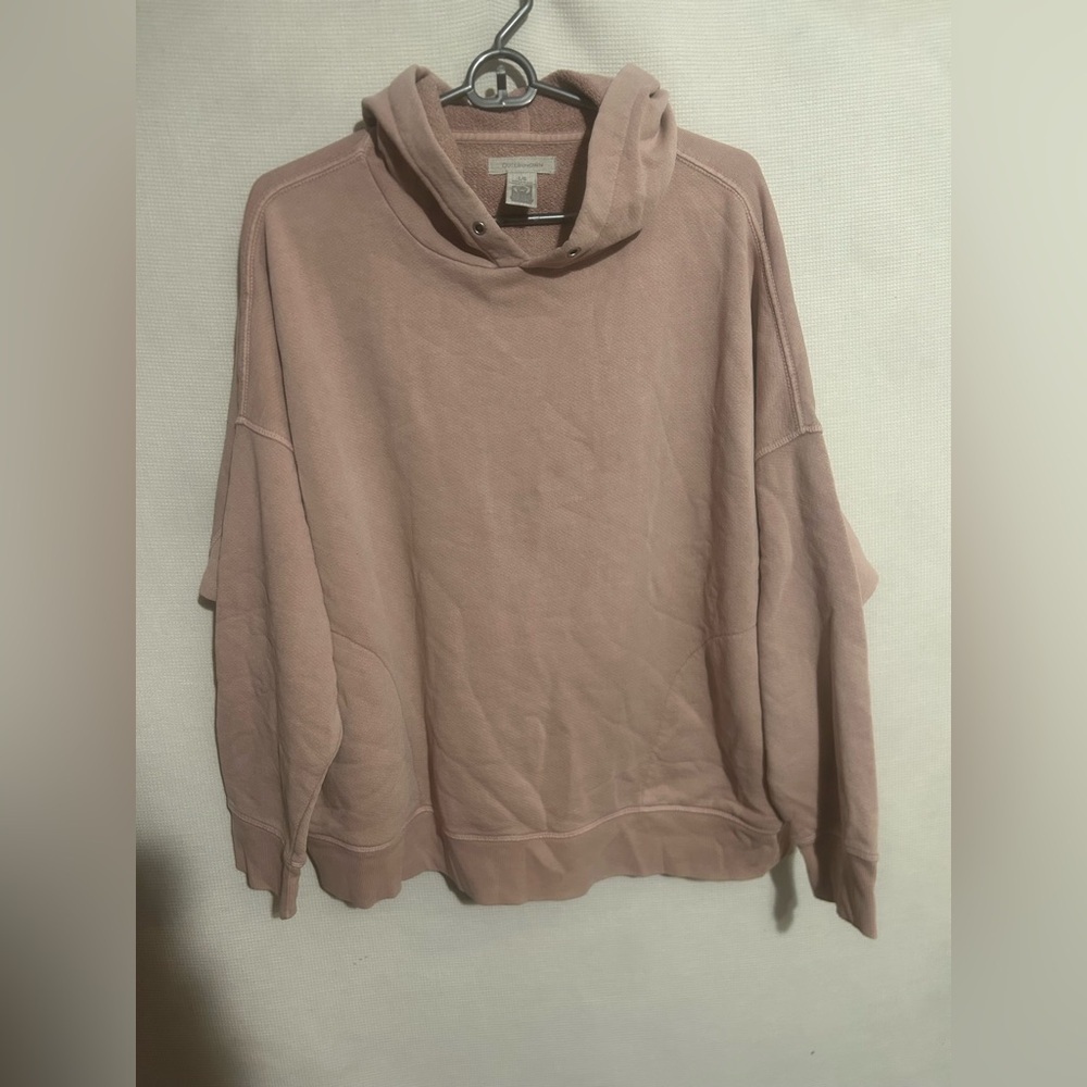 Outerknown blush pink hooded sweatshirt